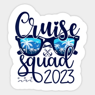 Cruise Squad 2023 Vacation Matching Family Group Squad Sticker